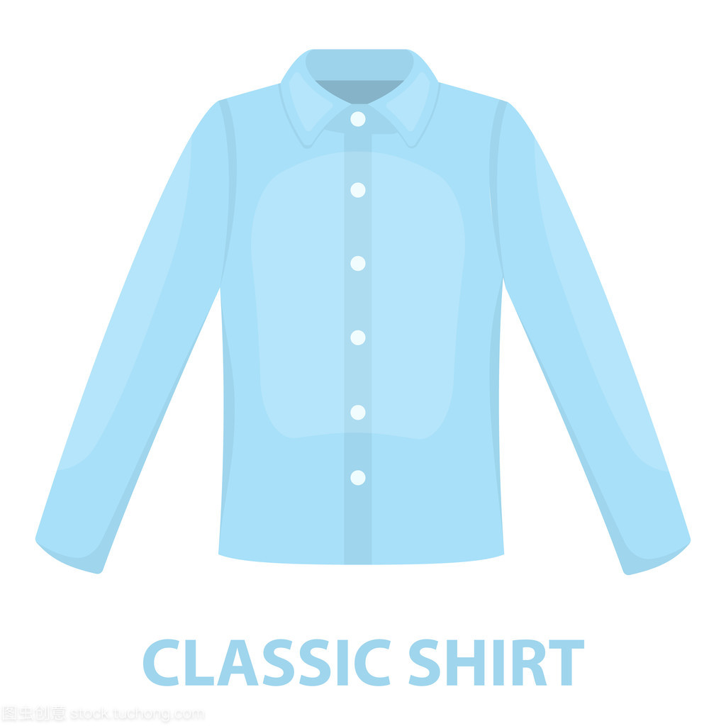 長袖襯衫的矢量圖針對 web 和移動圖標(biāo)